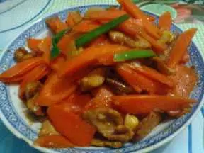 紅蘿蔔炒肉片