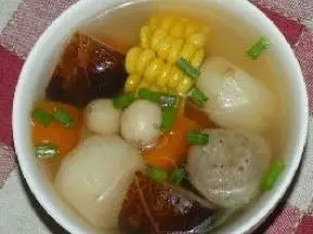 肉丸蔬菜湯