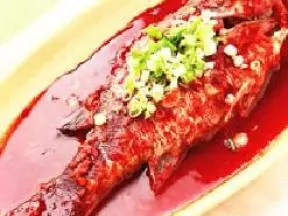 紅麴蒸魚
