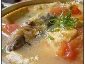 番茄豆腐黃骨魚湯