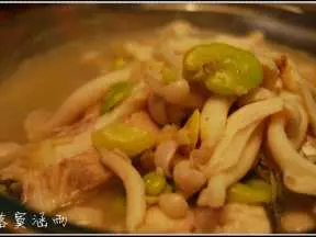 蠶豆鮮菇鱸魚湯