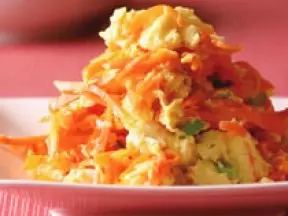 紅蘿蔔絲炒蛋-兒童菜譜