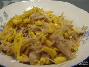 金針菇炒雞蛋