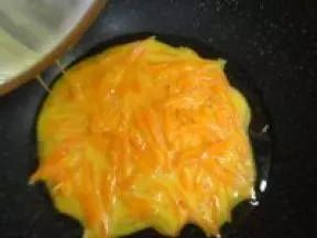 胡蘿蔔麻油炒雞蛋