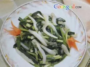 韭菜炒銀魚