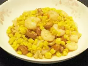 玉米腰果炒蝦仁