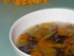 南瓜花紫菜湯