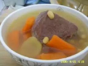 黃豆牛肉湯