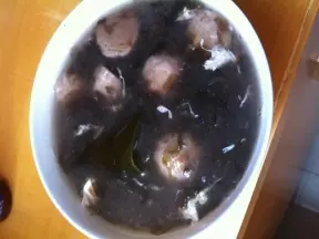 牛肉丸紫菜海蛋花湯