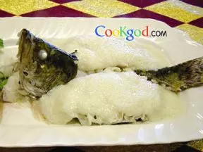淮山薯泥蒸桂魚