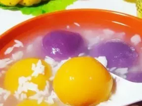 紫薯南瓜湯圓