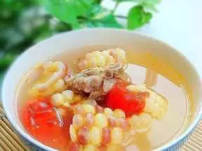 玉米排骨西紅柿湯