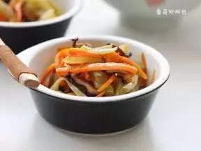 香菇素炒雙絲