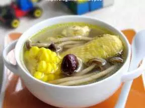 茶樹菇玉米雞湯