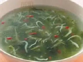 銀魚海菜湯