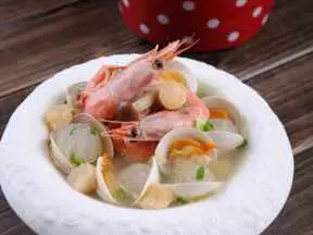 北極蝦蛤蜊冬瓜湯