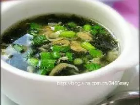 油酥蝦皮紫菜湯