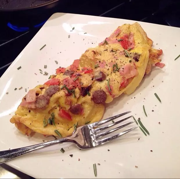 美式早餐蛋餅omelette