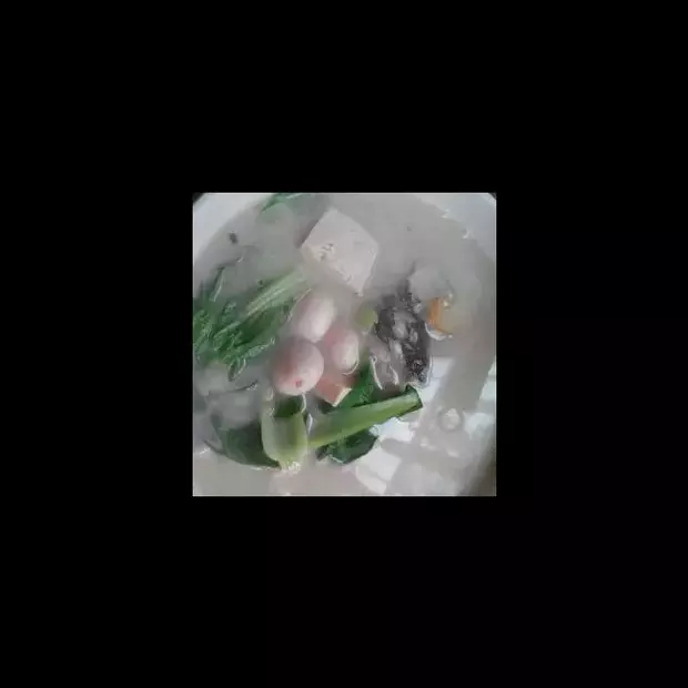 凍豆腐蘑菇魚湯