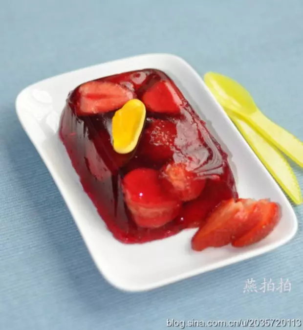 草莓水果凍