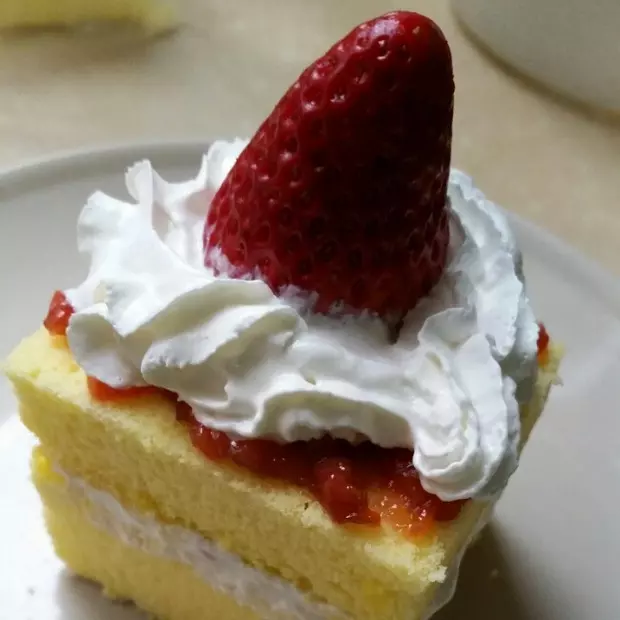 【迷你】櫻桃草莓奶油蛋糕