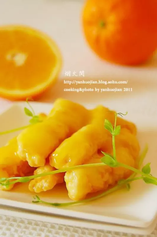 黃金橙汁魚柳
