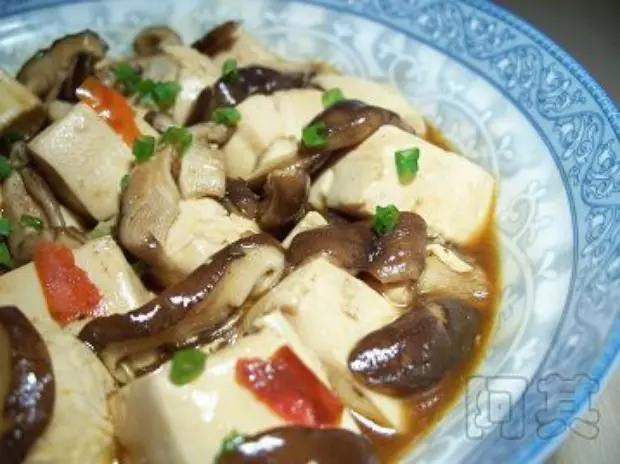 鮮菇醬燒豆腐