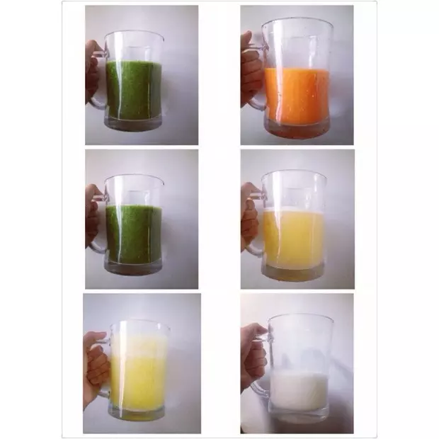 自製hey juice排毒果蔬汁。