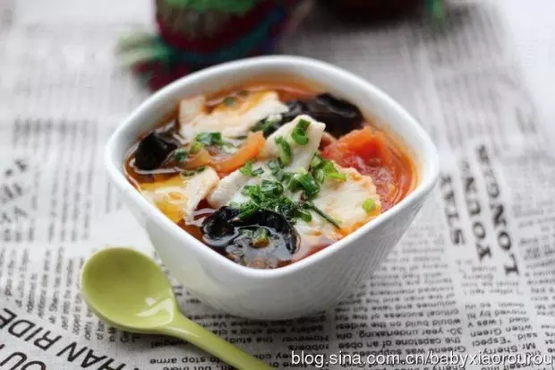 木耳番茄魚片湯