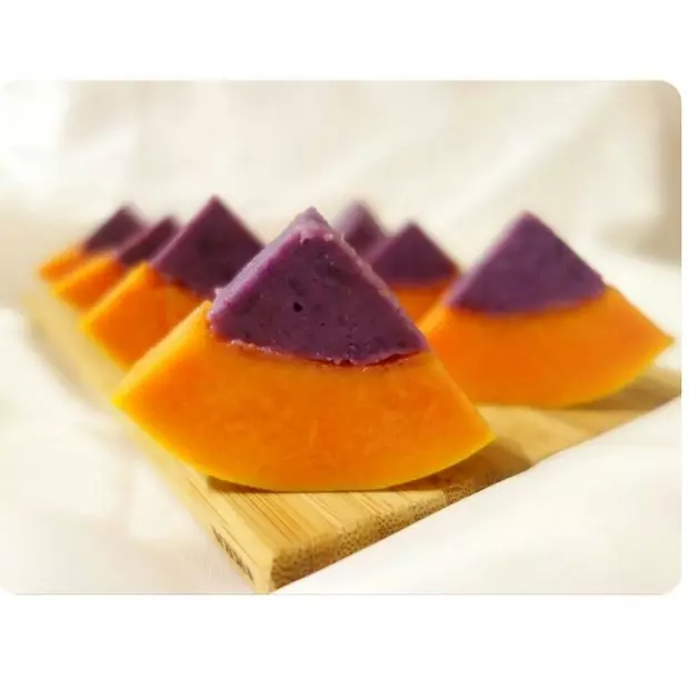 木瓜紫薯凍
