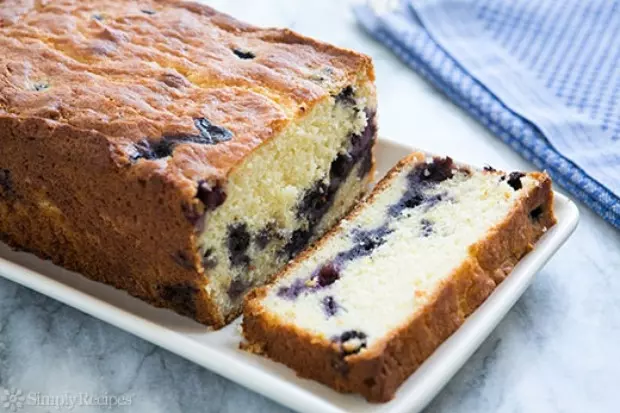 豐富的香氣——檸檬藍莓意式奶酪磅蛋糕