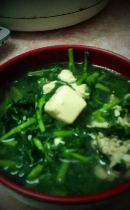 清淡西洋豆腐菜湯