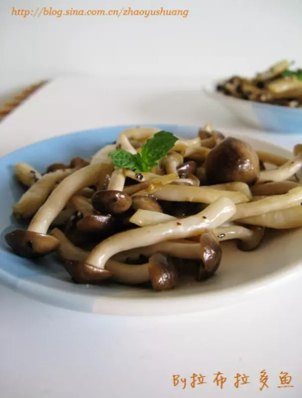 橄欖油煎蟹味菇