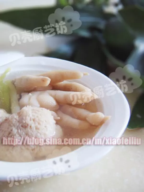 猴頭菇煲雞爪