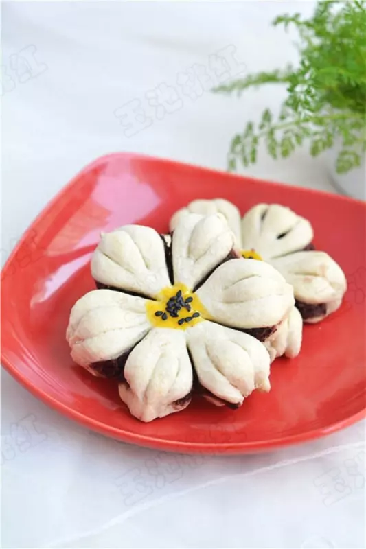 葵花豆沙酥——烤箱裡綻放的花朵