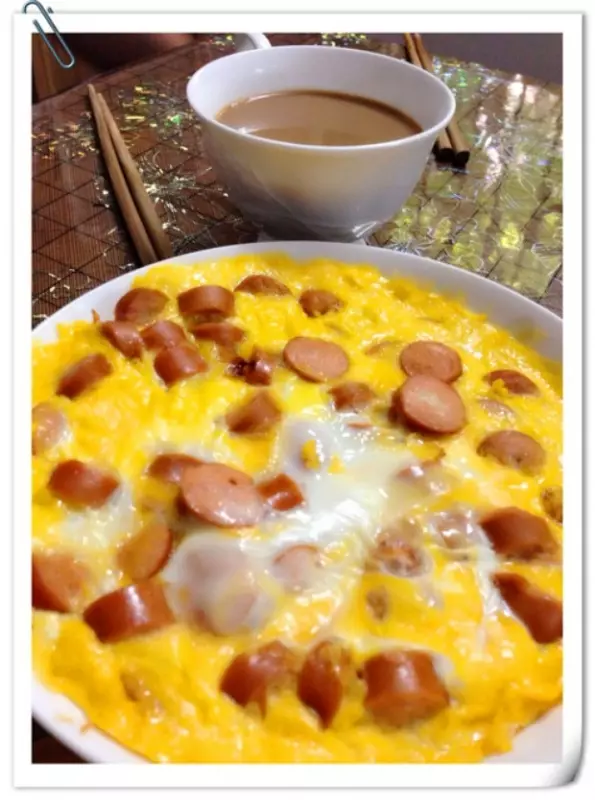 火腿腸煎蛋——快手早餐