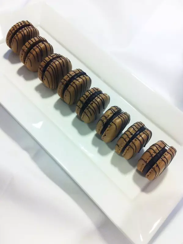 最容易成功的chocolate macarons 巧克力馬卡龍