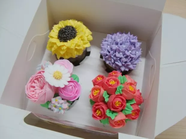 韓式裱花之杯子蛋糕