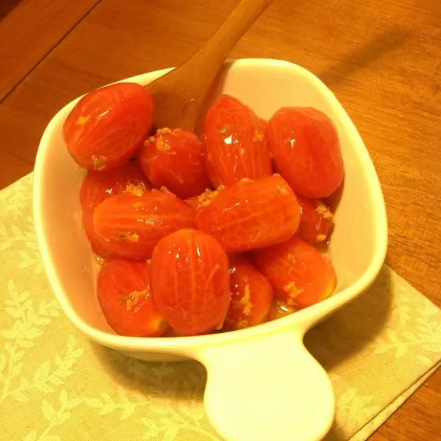 糖桂花浸小番茄