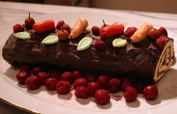 【聖誕節】巧克力噼柴蛋糕 Bûche de Noël
