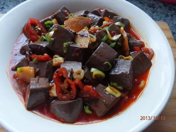 紅燒血豆腐