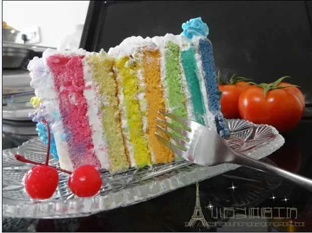 自製彩虹蛋糕