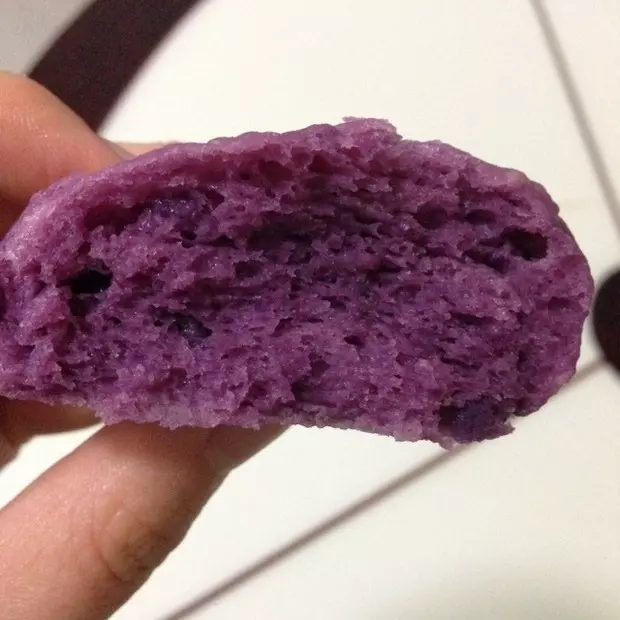 奶香紫薯饅頭