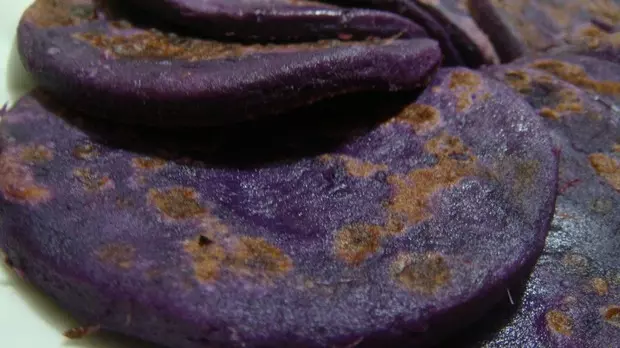 平底鍋煎紫薯餅