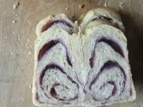 花樣紫薯吐司
