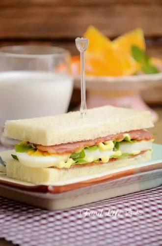 【培根雞蛋三明治】--- 孩子喜歡的聚能量早餐