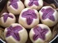 紫薯花開饅頭的做法