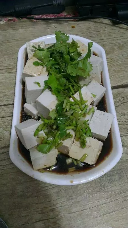 涼拌香菜豆腐的做法