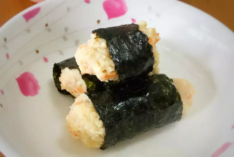營養兒童小食-胡蘿蔔海苔肉卷