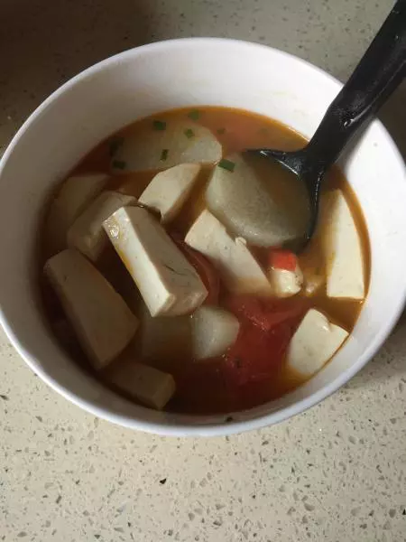 山藥蕃茄豆腐湯